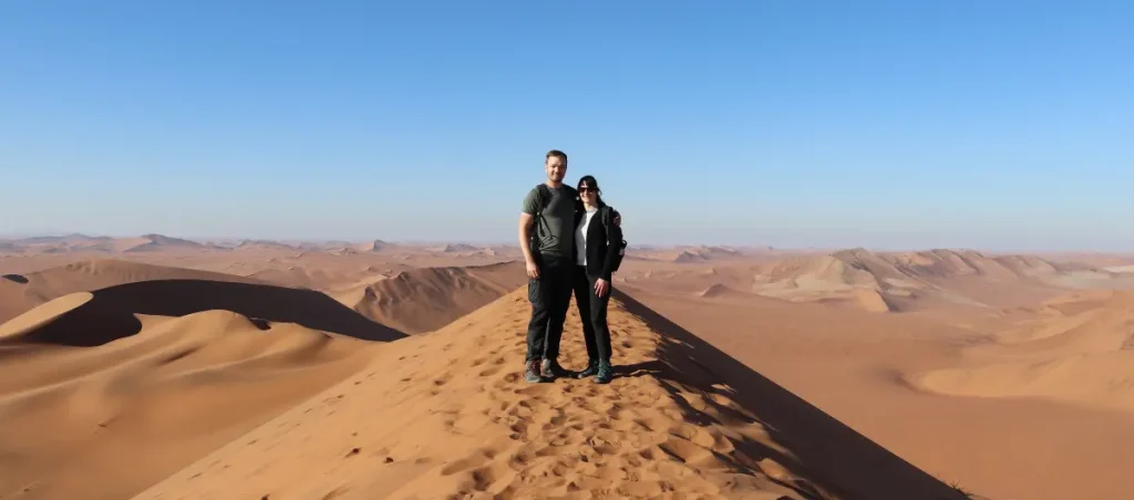 Céline et Lilian sur la dune Big Daddy
